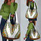 Africa Grocery Bag African Dashiki Royal Gold Version