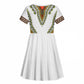 Africa Kid Short Sleeve Dress African Dashiki Royal Gold Version