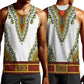Africa Men Tank Top African Dashiki Royal Gold Version