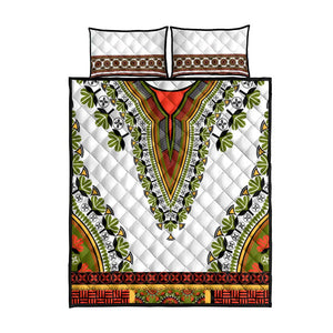 Africa Quilt Bed Set African Dashiki Royal Gold Version