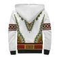 Africa Sherpa Hoodie African Dashiki Royal Gold Version