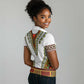 Africa Women Polo Shirt African Dashiki Royal Gold Version