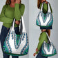 Africa Grocery Bag African Dashiki Royal Turquoise Version