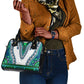 Africa Shoulder Handbag African Dashiki Royal Turquoise Version