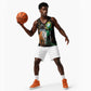 Personalized Cote dIvoire Independence Day Basketball Jersey Ivory Coast Elephant African Pattern - African Pride