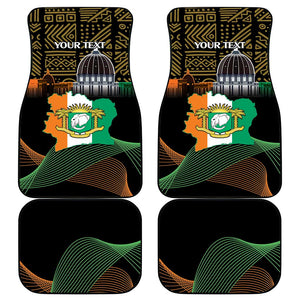 Personalized Cote dIvoire Independence Day Car Mats Ivory Coast Elephant African Pattern