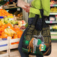 Personalized Cote dIvoire Independence Day Grocery Bag Ivory Coast Elephant African Pattern