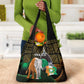 Personalized Cote dIvoire Independence Day Grocery Bag Ivory Coast Elephant African Pattern