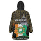 Personalized Cote dIvoire Independence Day KId Wearable Blanket Hoodie Ivory Coast Elephant African Pattern
