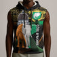 Personalized Cote dIvoire Independence Day Sleeveless Hoodie Ivory Coast Elephant African Pattern - African Pride