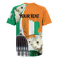 Personalized Ivory Coast Independence Day Rugby Jersey Ornithogalum Arabicum Happy 64 Years Anniversary