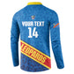DR Congo Basketball Custom Button Sweatshirt 2026 Go Leopards