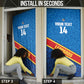 DR Congo Basketball Custom Door Cover 2026 Go Leopards