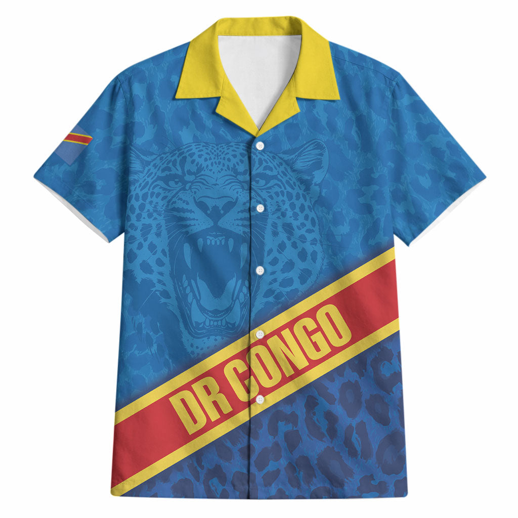 DR Congo Basketball Custom Hawaiian Shirt 2026 Go Leopards