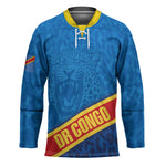 DR Congo Basketball Custom Hockey Jersey 2026 Go Leopards