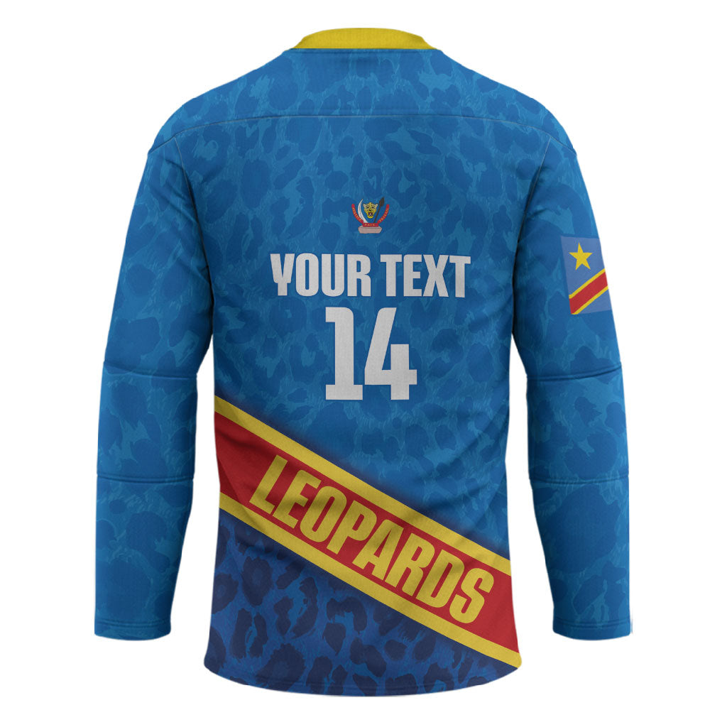 DR Congo Basketball Custom Hockey Jersey 2026 Go Leopards