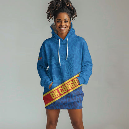 DR Congo Basketball Custom Hoodie Dress 2026 Go Leopards