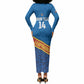 DR Congo Basketball Custom Long Sleeve Bodycon Dress 2026 Go Leopards
