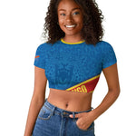 DR Congo Basketball Custom Raglan Cropped T shirt 2026 Go Leopards