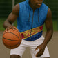 DR Congo Basketball Custom Sleeveless Zip Hoodie 2026 Go Leopards