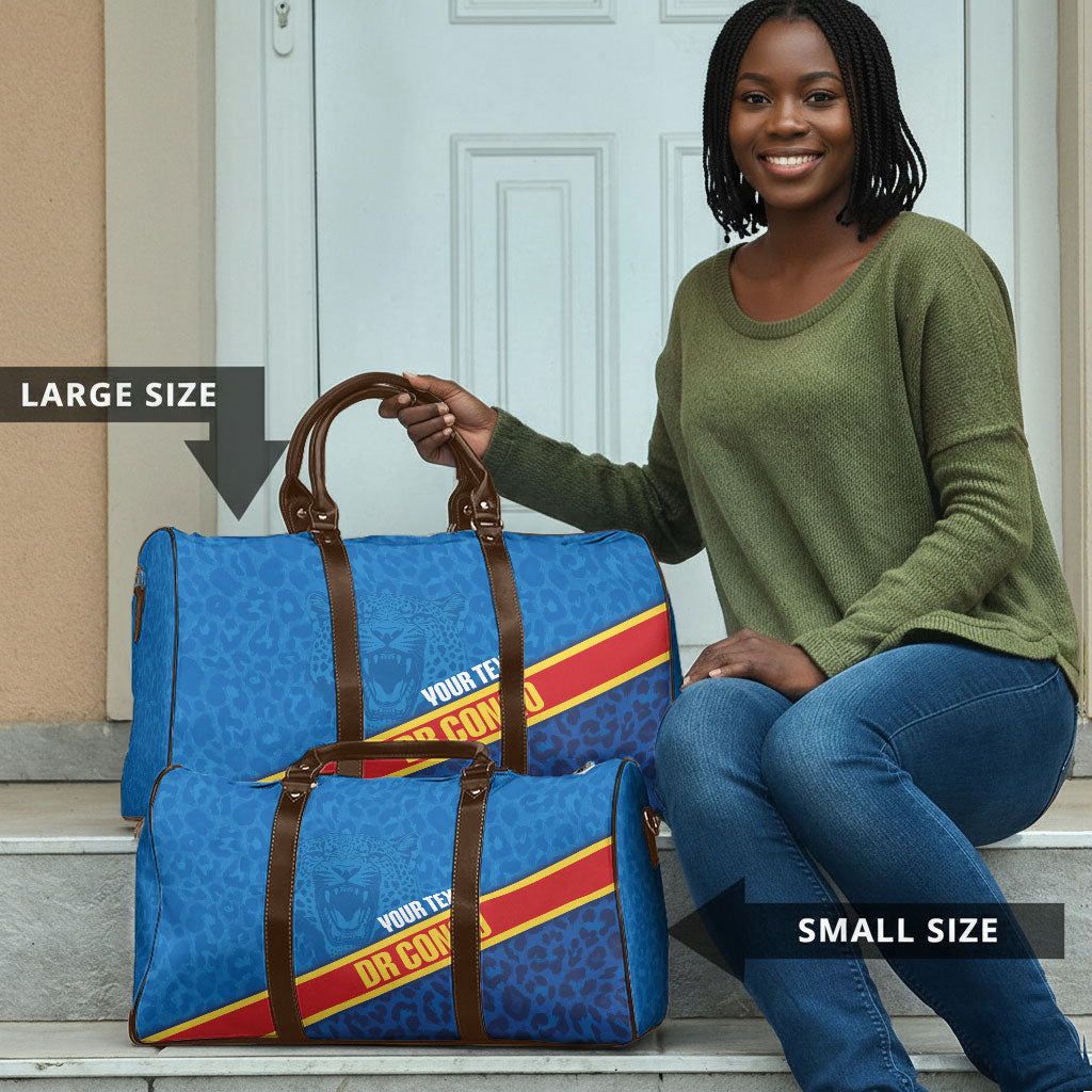 DR Congo Basketball Custom Travel Bag 2026 Go Leopards