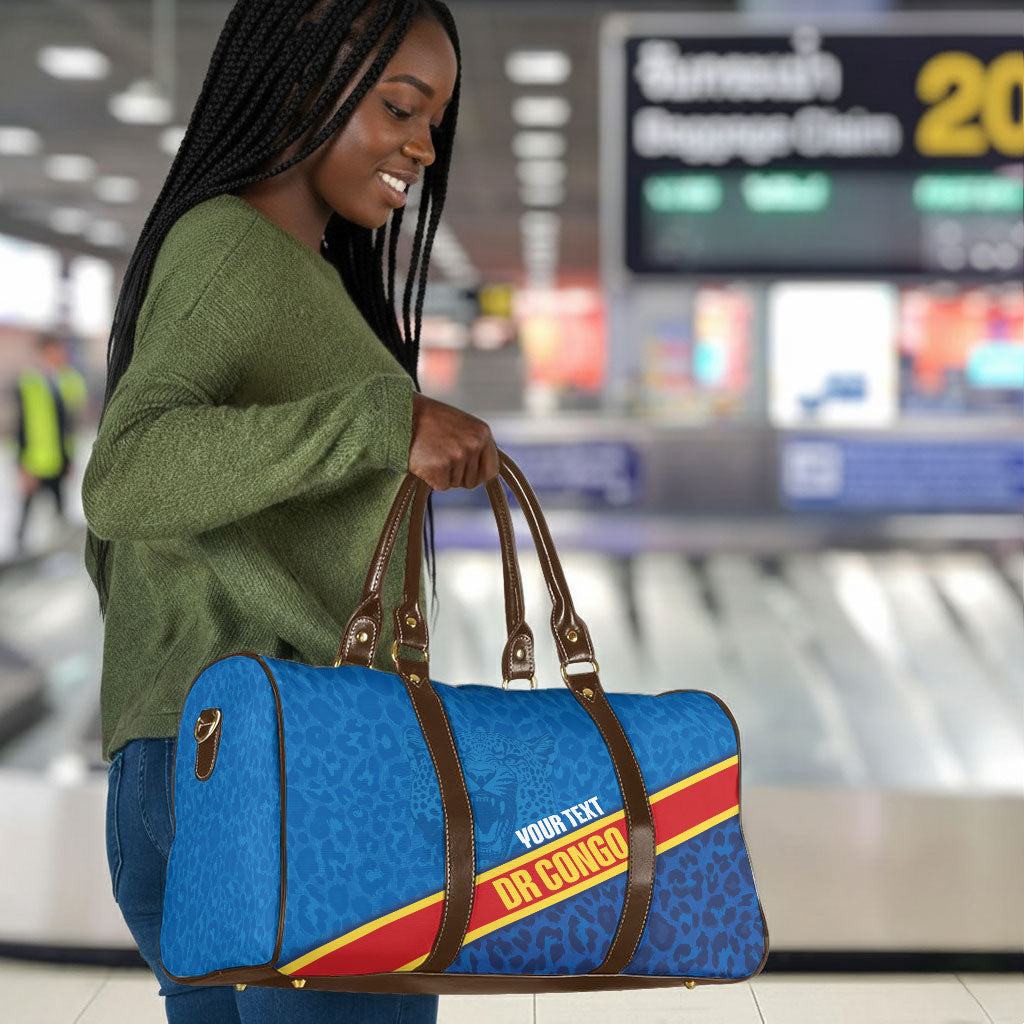 DR Congo Basketball Custom Travel Bag 2026 Go Leopards