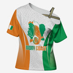 Ivory Coast Basketball Custom Cross Shoulder Shirt 2026 Allez Les Elephants