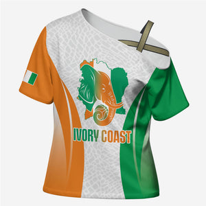 Ivory Coast Basketball Custom Cross Shoulder Shirt 2026 Allez Les Elephants