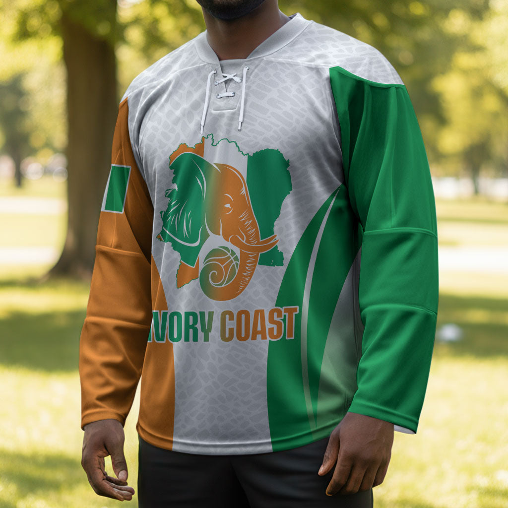 Ivory Coast Basketball Custom Hockey Jersey 2026 Allez Les Elephants