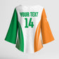Ivory Coast Basketball Custom Kimono Sleeve Blouse 2026 Allez Les Elephants