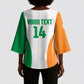 Ivory Coast Basketball Custom Kimono Sleeve Blouse 2026 Allez Les Elephants