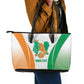 Ivory Coast Basketball Custom Leather Tote Bag 2026 Allez Les Elephants