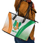 Ivory Coast Basketball Custom Leather Tote Bag 2026 Allez Les Elephants