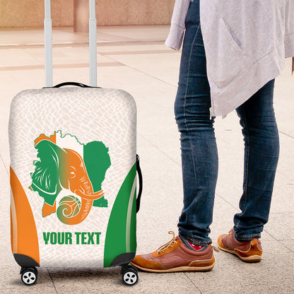 Ivory Coast Basketball Custom Luggage Cover 2026 Allez Les Elephants
