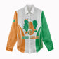 Ivory Coast Basketball Custom Women Casual Shirt 2026 Allez Les Elephants