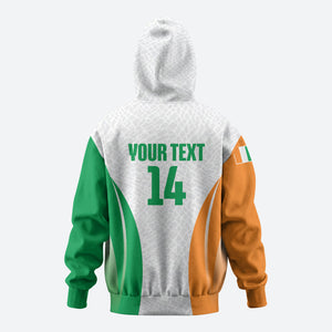 Ivory Coast Basketball Custom Zip Hoodie 2026 Allez Les Elephants