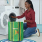 Mali Basketball Custom Laundry Basket Mud Cloth Bogolan Pattern