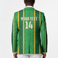 Mali Basketball Custom Blazer Mud Cloth Bogolan Pattern
