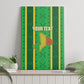 Mali Basketball Custom Canvas Wall Art Mud Cloth Bogolan Pattern