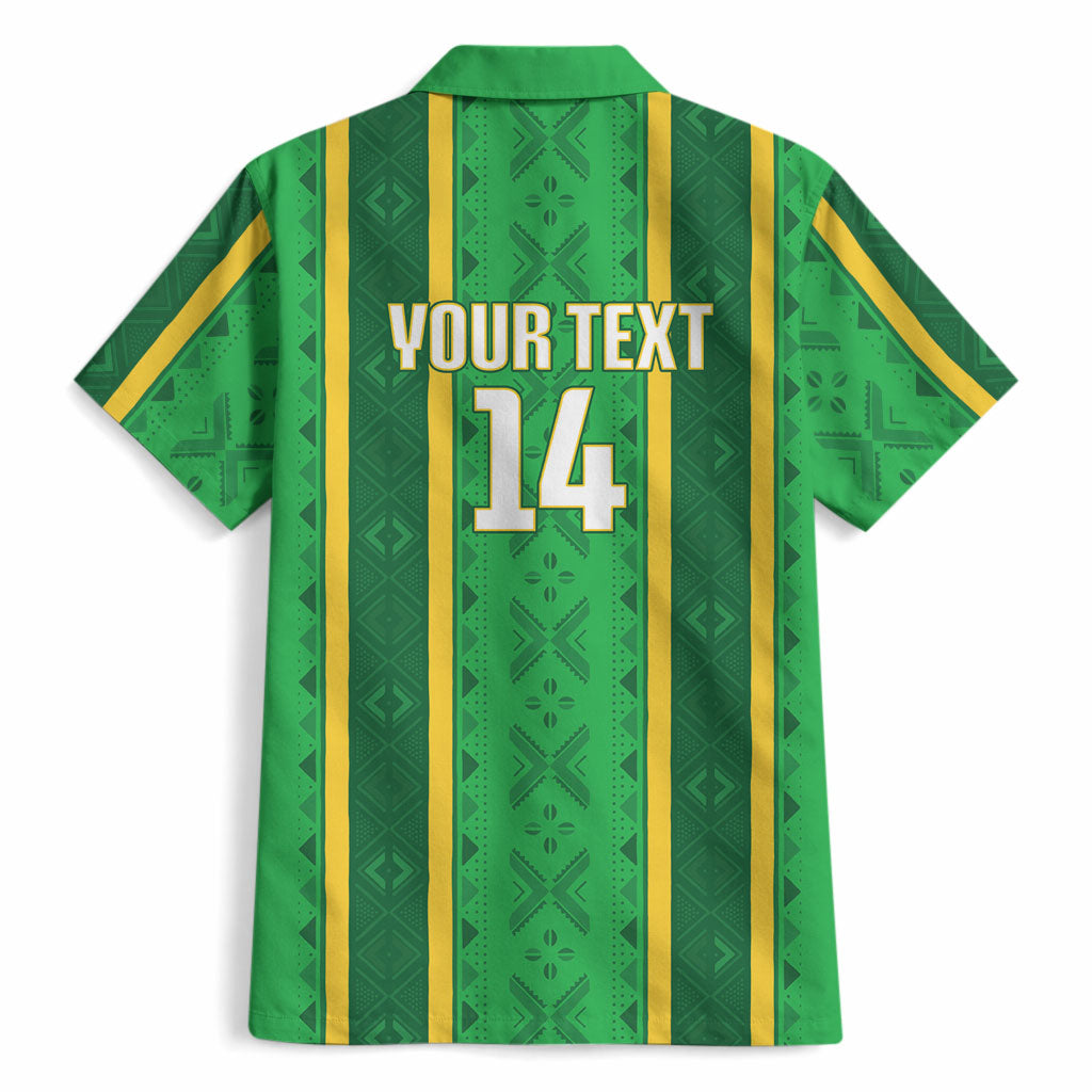 Mali Basketball Custom Hawaiian Shirt Mud Cloth Bogolan Pattern