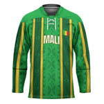 Mali Basketball Custom Hockey Jersey Mud Cloth Bogolan Pattern