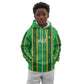 Mali Basketball Custom Kid Hoodie Mud Cloth Bogolan Pattern