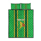 Mali Basketball Custom Quilt Bed Set Mud Cloth Bogolan Pattern