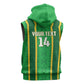 Mali Basketball Custom Sleeveless Hoodie Mud Cloth Bogolan Pattern