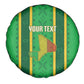 Mali Basketball Custom Spare Tire Cover Mud Cloth Bogolan Pattern