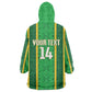 Mali Basketball Custom Wearable Blanket Hoodie Mud Cloth Bogolan Pattern