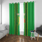 Mali Basketball Custom Window Curtain Mud Cloth Bogolan Pattern