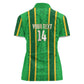 Mali Basketball Custom Women Polo Shirt Mud Cloth Bogolan Pattern