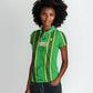 Mali Basketball Custom Women Polo Shirt Mud Cloth Bogolan Pattern