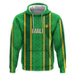 Mali Basketball Custom Zip Hoodie Mud Cloth Bogolan Pattern